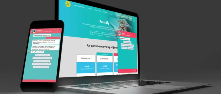 Chatbot 4ka – úvodná obrazovka
