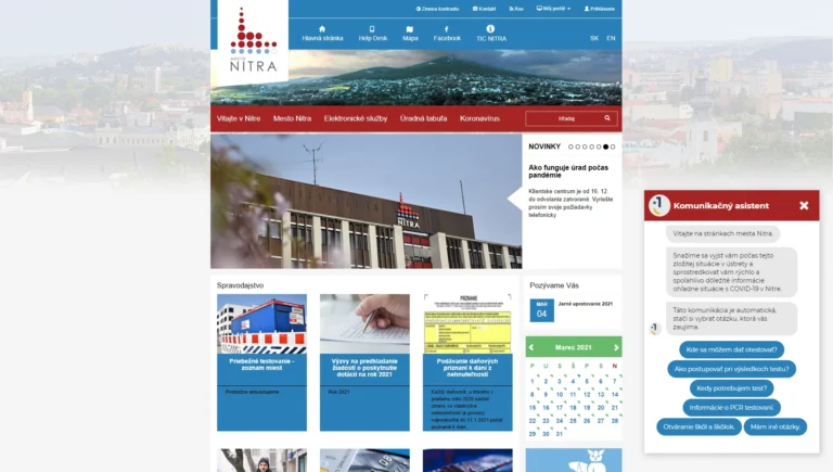Chatbot Mesto Nitra